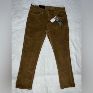 Jachs New York Straight Fit Corduroy Pants/Dark Khaki/Men’s Size 36x30/MRSP